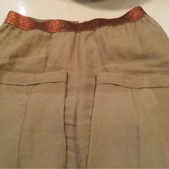 Linen pants with cuff’s - Picture 2 of 8
